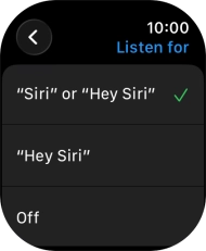 Press the required setting to turn the function on or off.