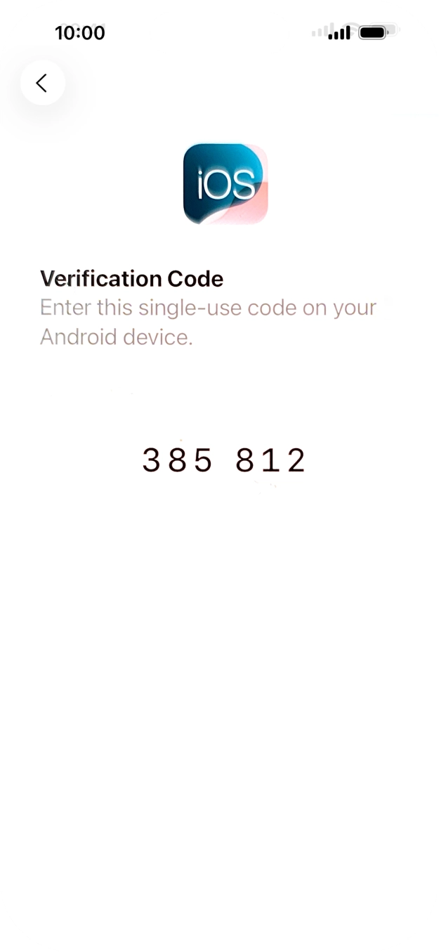 Follow the instructions on the screen and in the 'Move to iOS' app to transfer the content from the Android phone to your phone and set up your phone and prepare it for use.