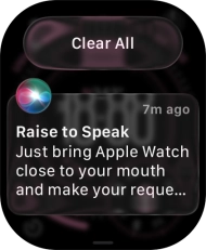 Press the required notification to open it.