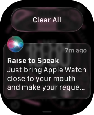 Press the required notification to open it.