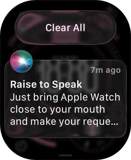 Press the required notification to open it.
