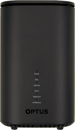 Image 1: Front view of the OPTUS Ultra Wi-Fi Gen 2