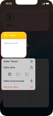 Prima Editar pilha.