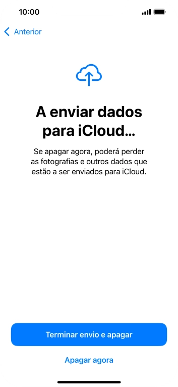 Prima Apagar agora.