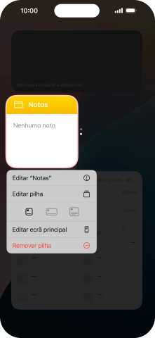 Prima Editar pilha.