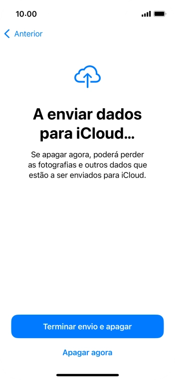 Prima Apagar agora.