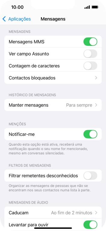 Para voltar ao ecrã inicial, deslize o dedo de baixo para cima a partir da base do ecrã.