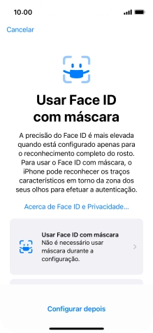 Prima Configurar depois.