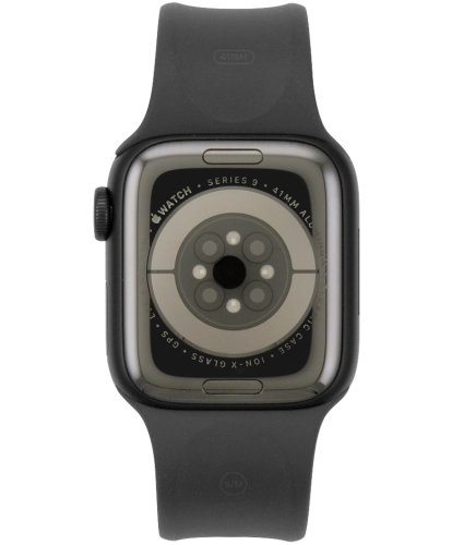 Imagen 2: Vista posterior del Apple Watch Series 9 - Black
