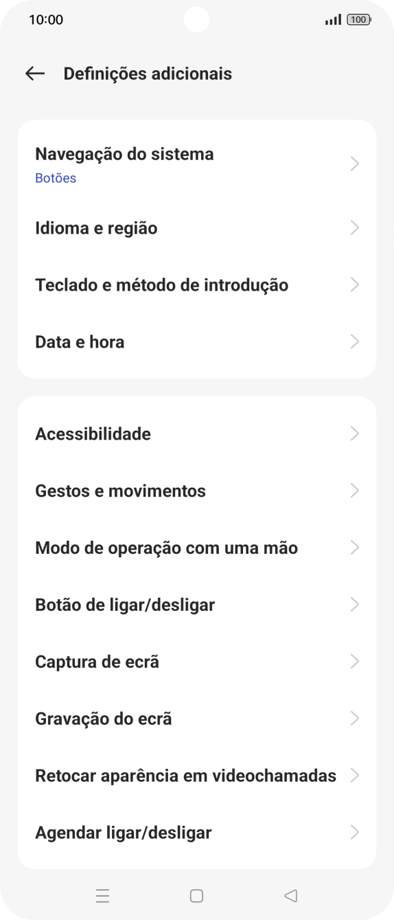 Prima Data e hora.