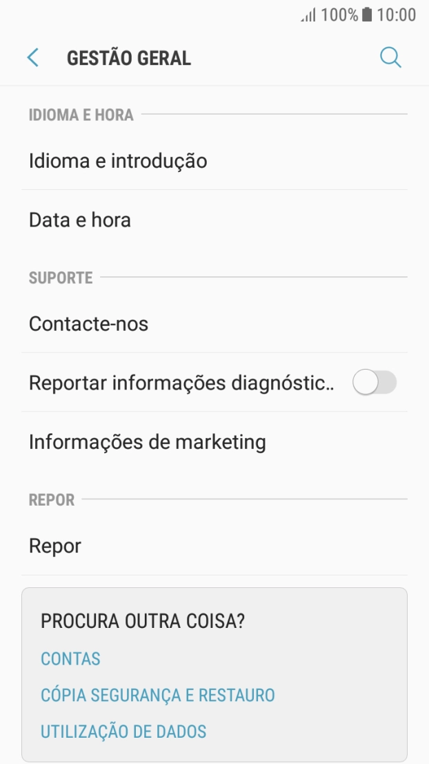 Prima Data e hora.