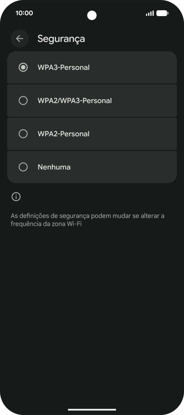 Prima a seta para a esquerda.