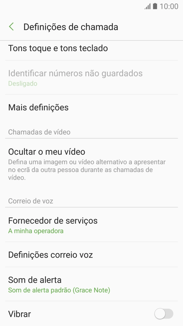Prima Definições correio voz.