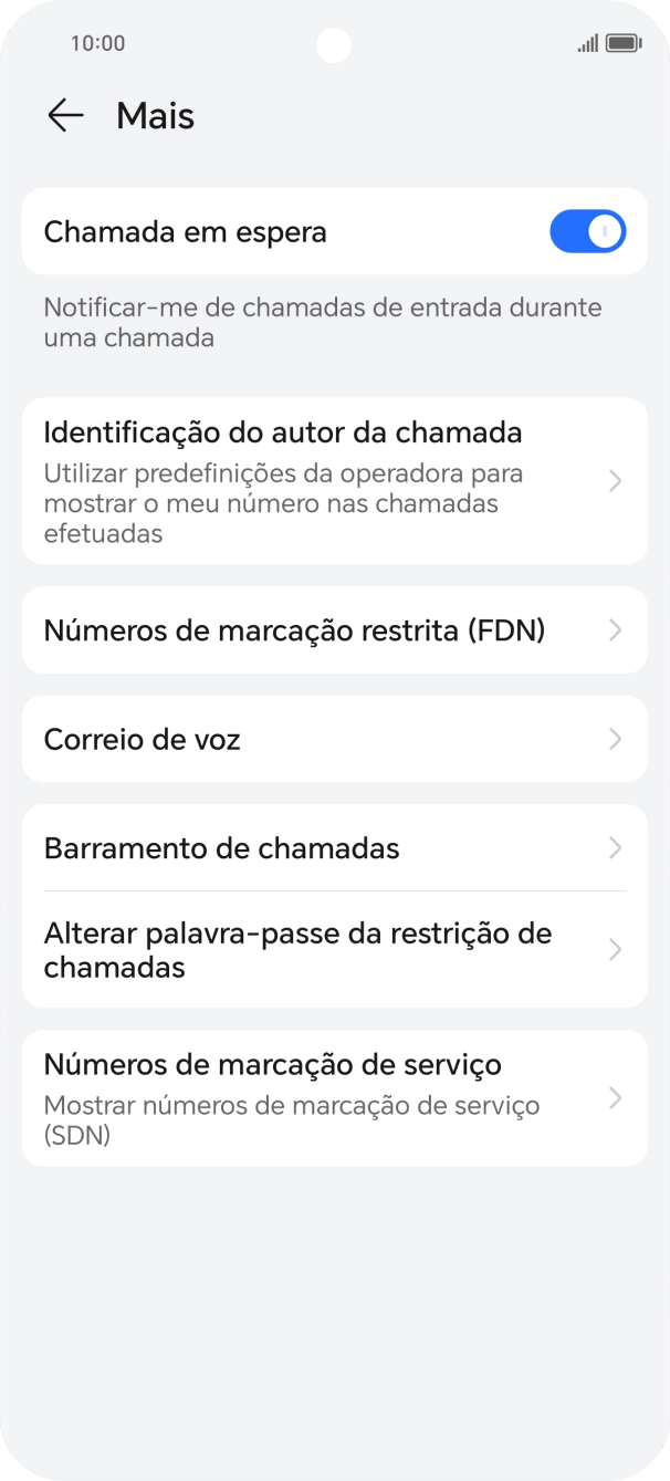 Prima Números de marcação restrita (FDN).