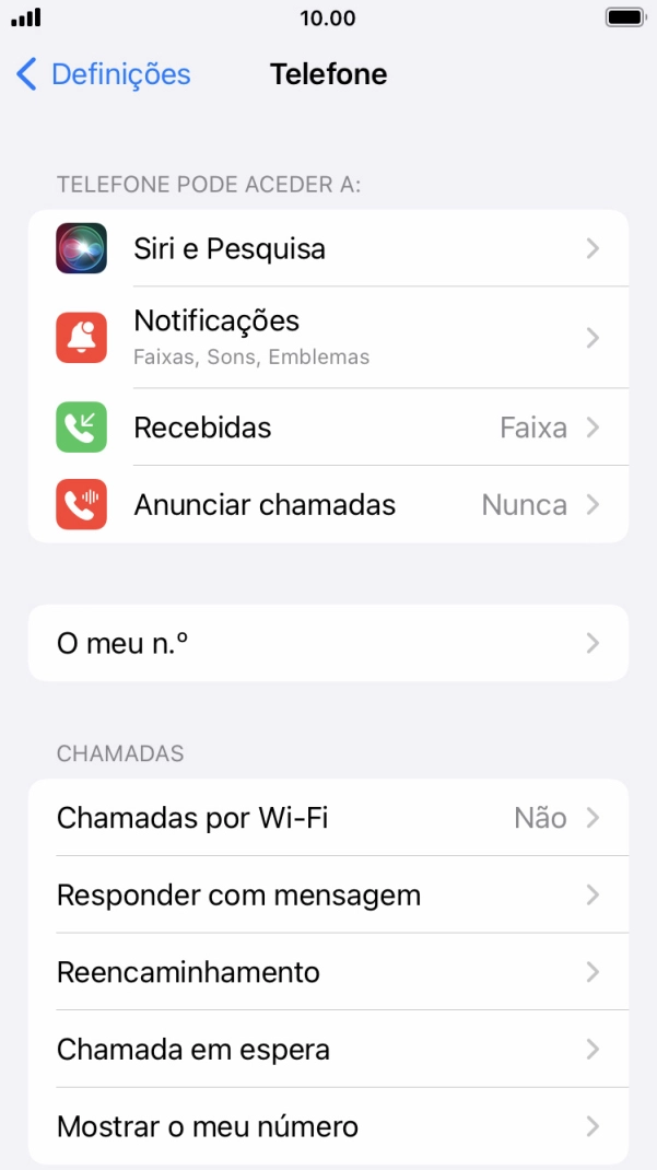 Prima Chamada em espera.