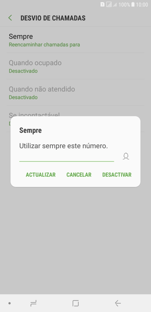 Prima DESACTIVAR.