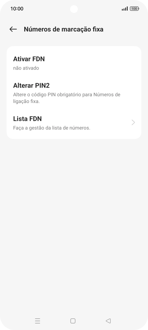 Prima Ativar FDN.
