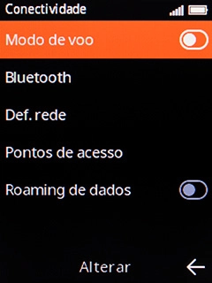 Escolha Def. rede.