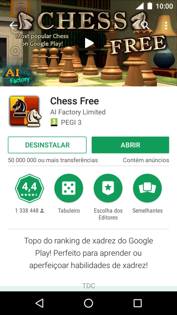 Prima DESINSTALAR.