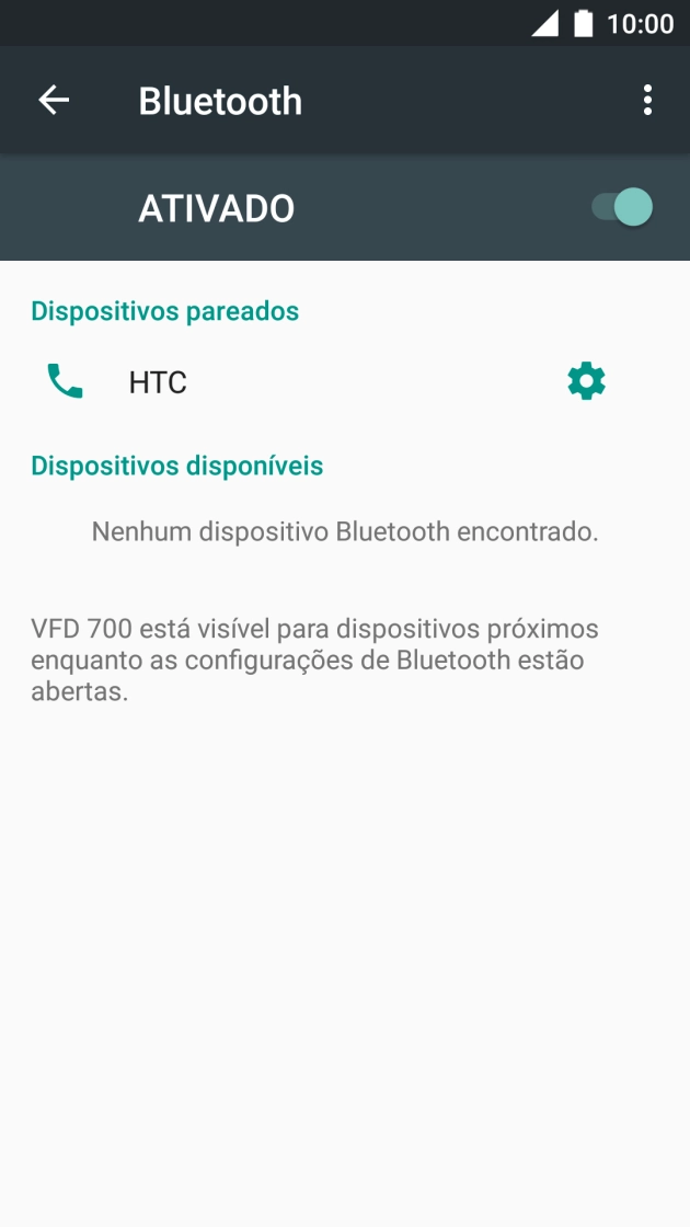 Prima a tecla de início para terminar e voltar ao ecrã inicial.