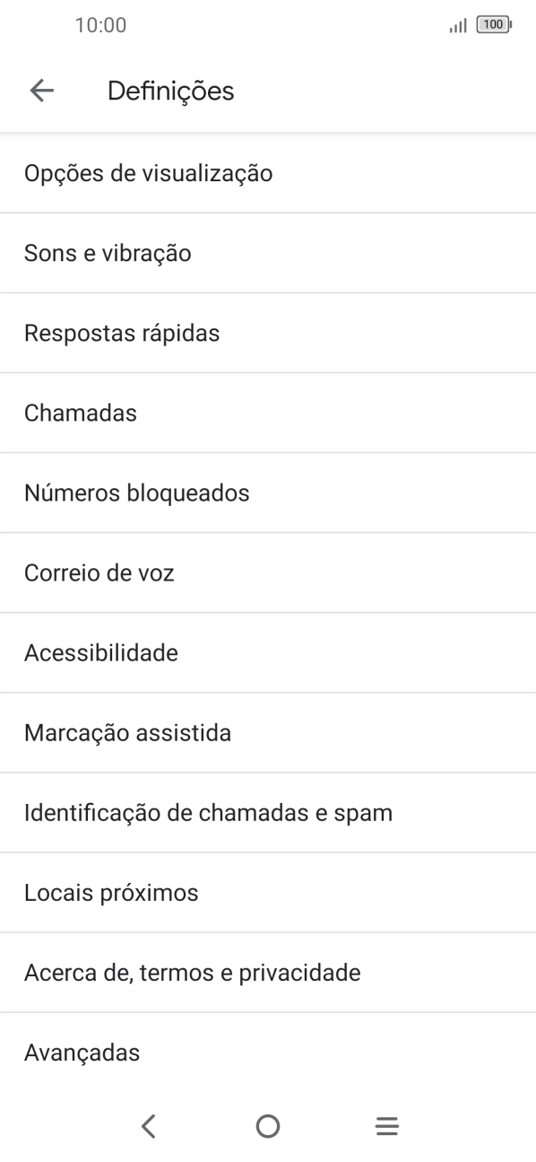 Prima Correio de voz.