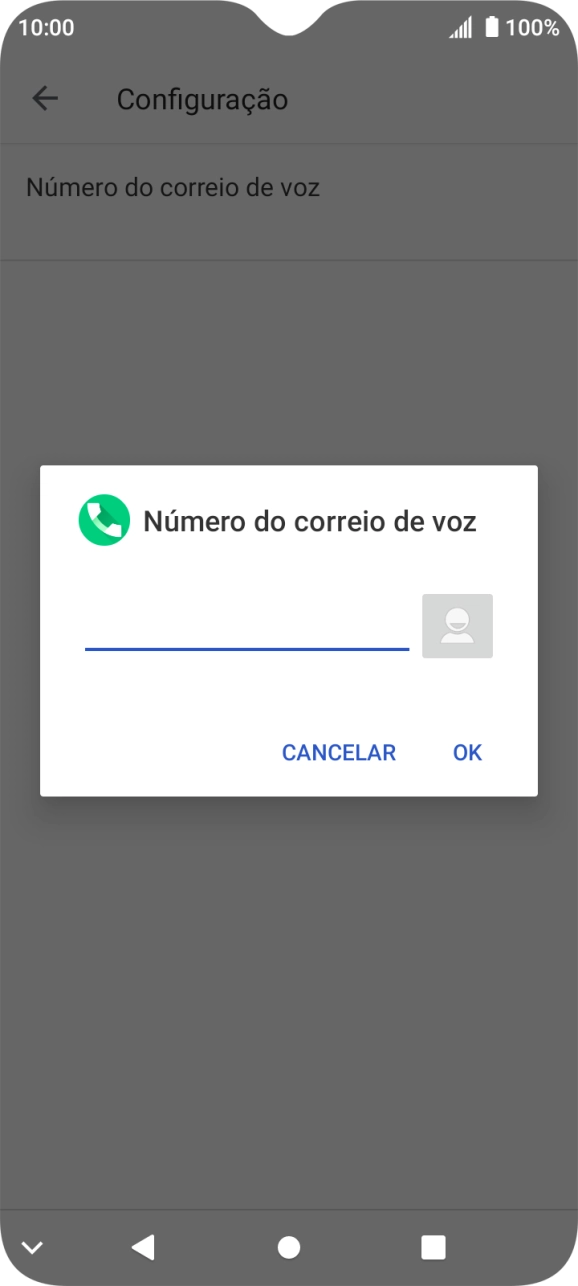 Introduza 123 e prima OK.