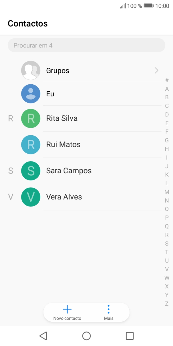 Prima Novo contacto.