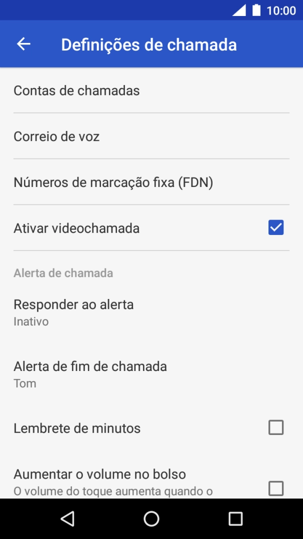 Prima Correio de voz.