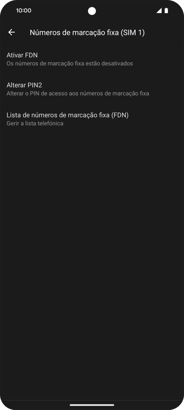 Prima Ativar FDN.