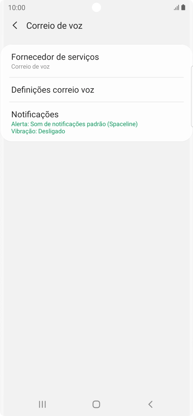Prima Definições correio voz.