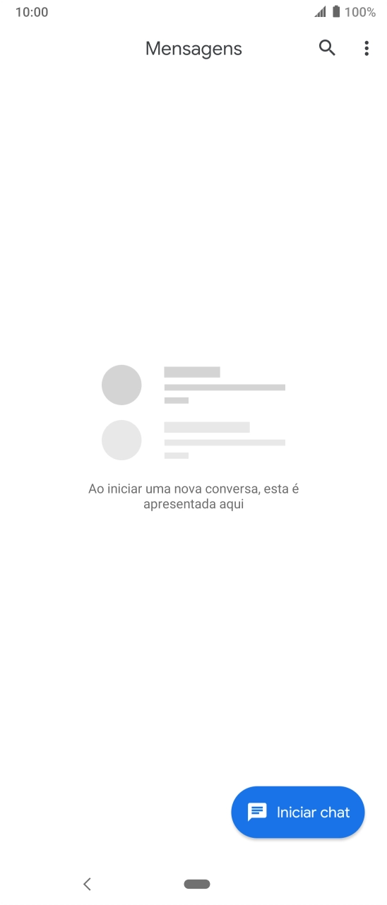 Prima Iniciar chat.