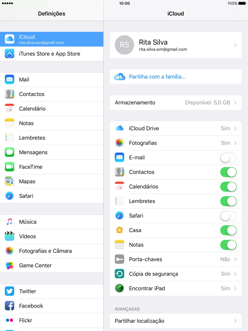 Prima iCloud Drive.