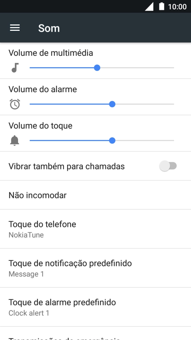 Prima Toque do telefone.