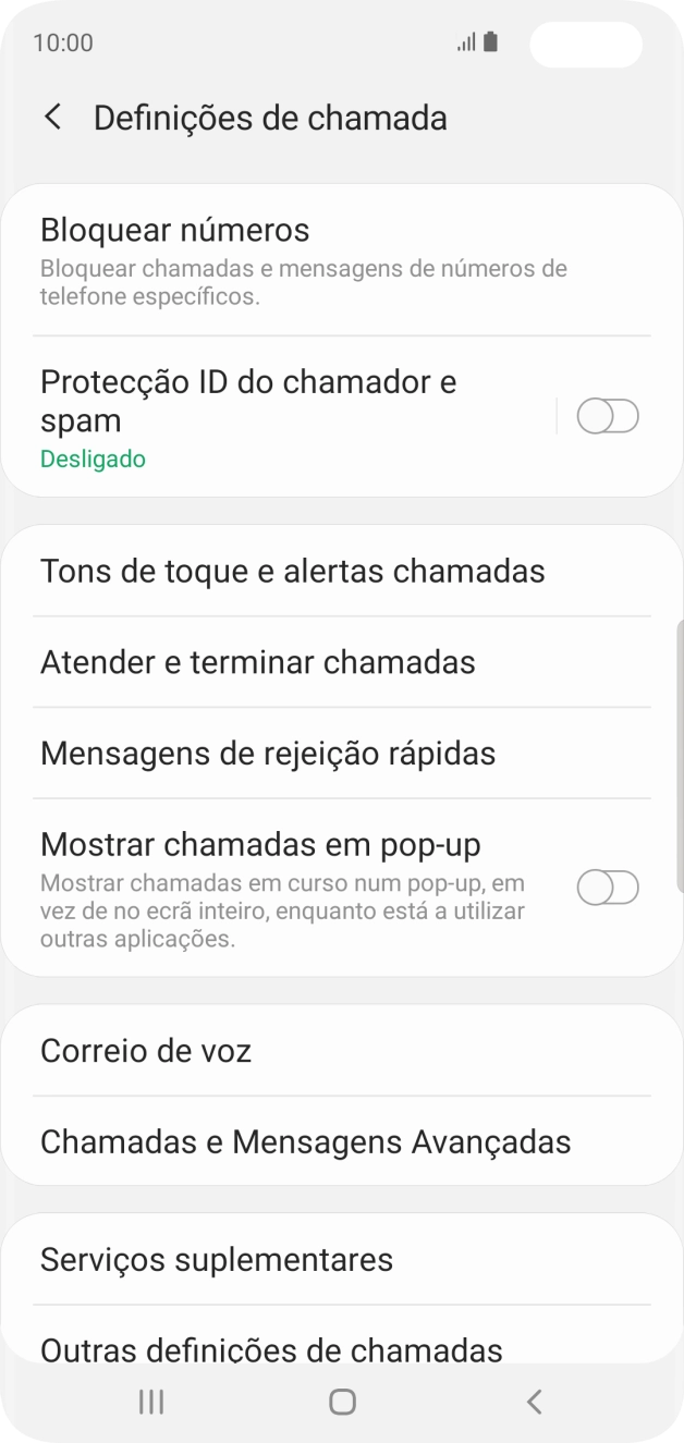 Prima Correio de voz.