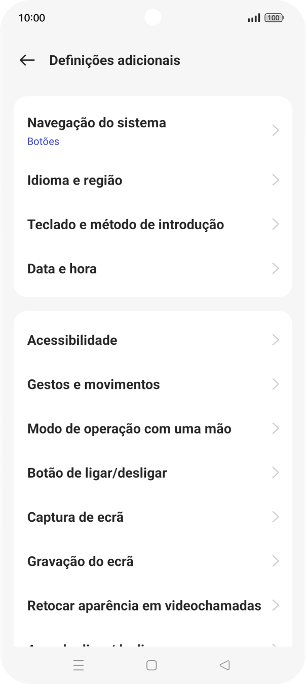 Prima Data e hora.