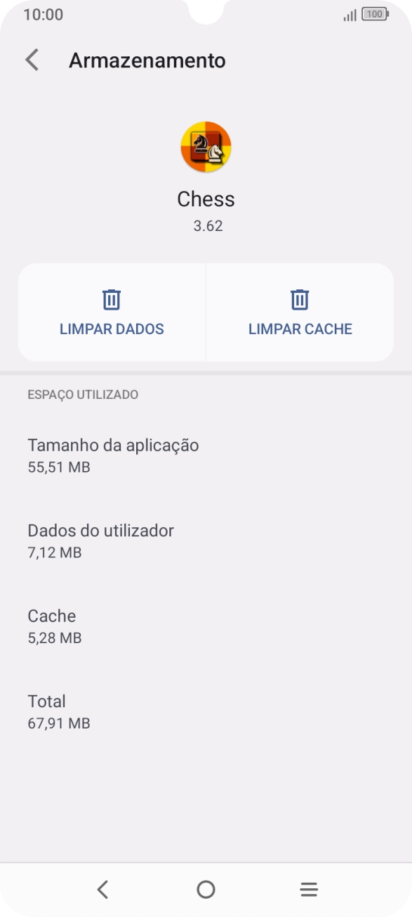 Prima LIMPAR CACHE.