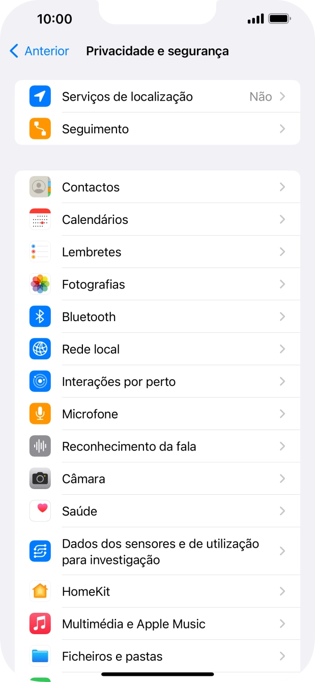 Prima Serviços de localização.