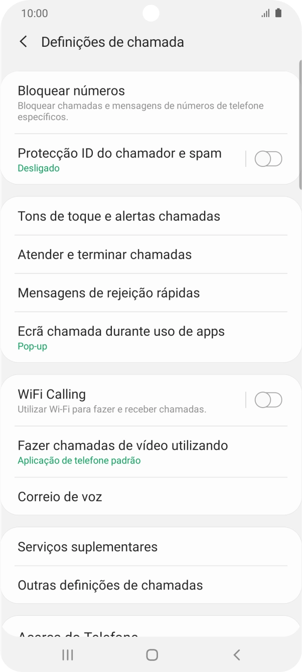 Prima Correio de voz.