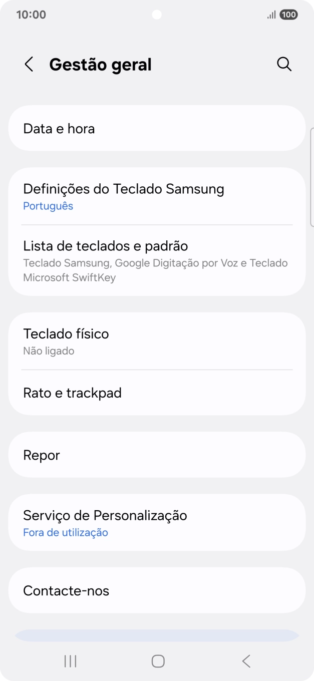 Prima Data e hora.