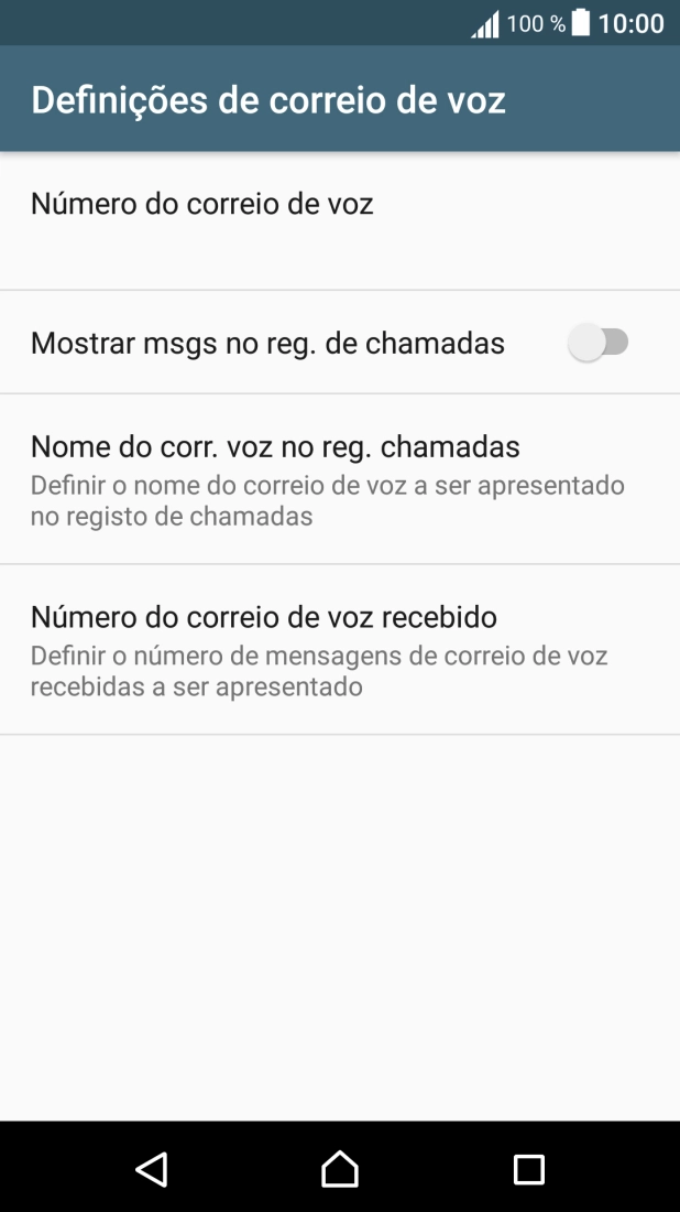 Prima a tecla de início para terminar e voltar ao ecrã inicial.