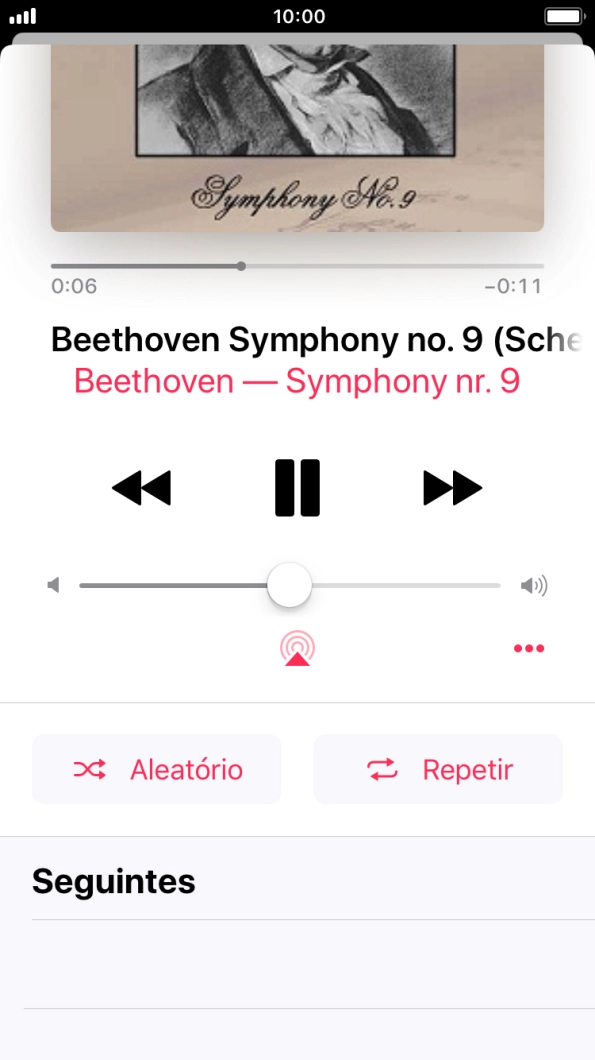 Prima Aleatório para ativar ou desativar a função.