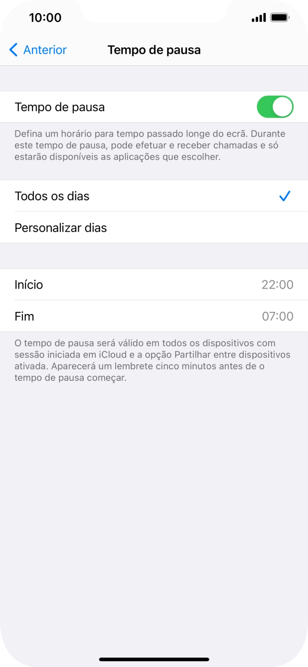 Prima a seta para a esquerda.