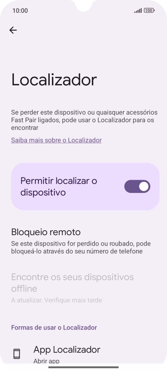 Para voltar ao ecrã inicial, deslize o dedo de baixo para cima a partir da base do ecrã.