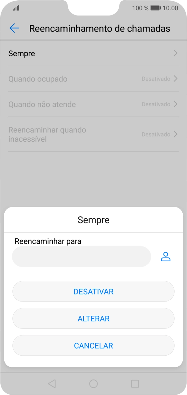 Prima DESATIVAR.