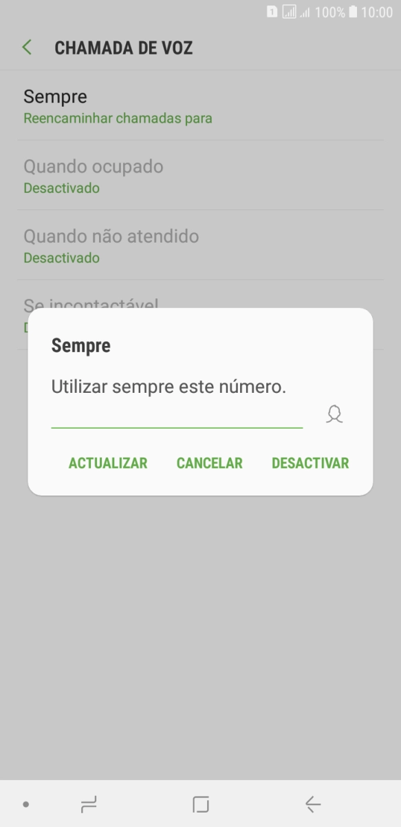 Prima DESACTIVAR.