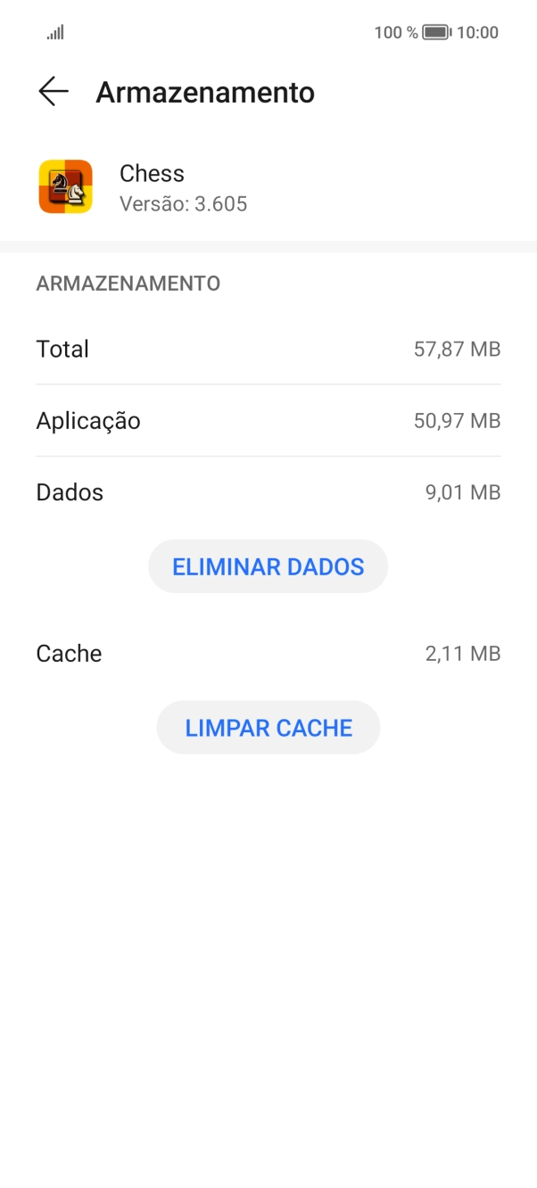 Prima LIMPAR CACHE.