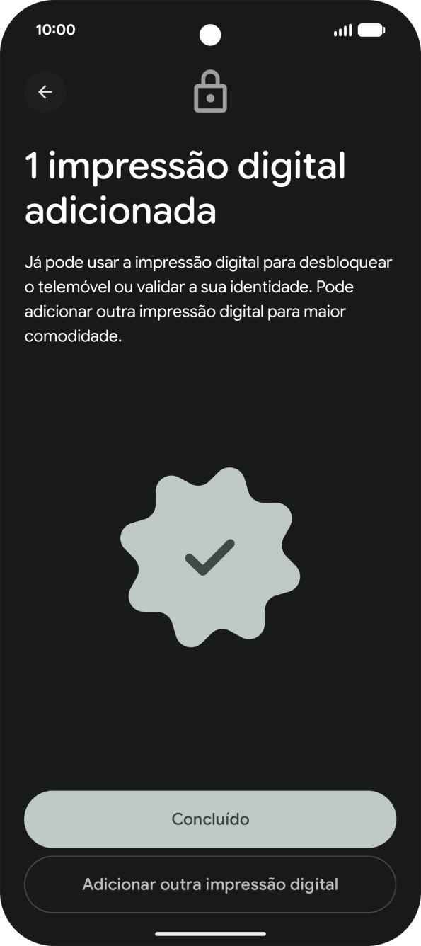 Prima Concluído.