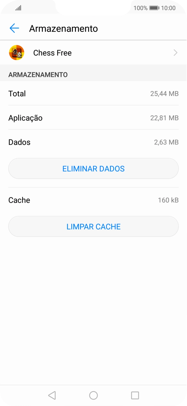 Prima LIMPAR CACHE.