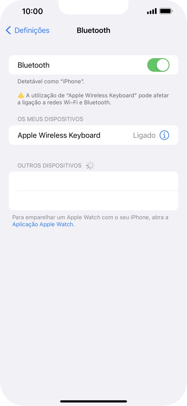 Para voltar ao ecrã inicial, deslize o dedo de baixo para cima a partir da base do ecrã.