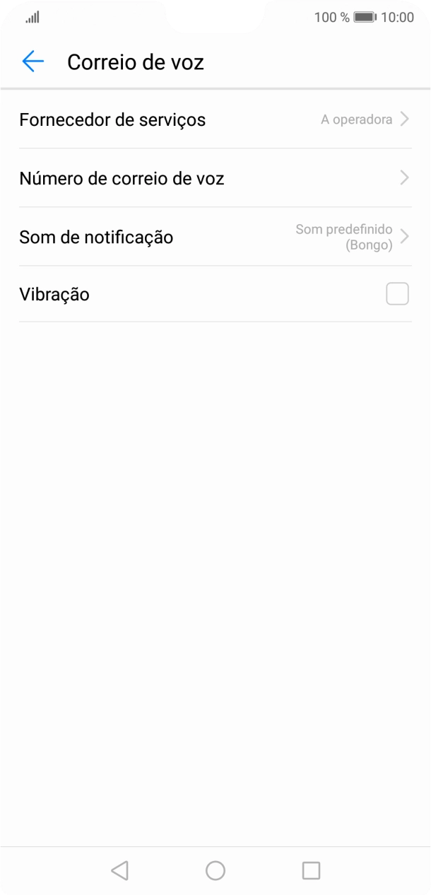 Prima Número do correio de voz.